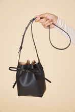 Load image into Gallery viewer, Mini Mini Bucket Bag - Black/Ballerina
