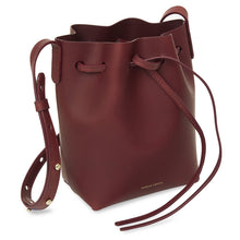 Load image into Gallery viewer, Mini Mini Bucket Bag - Bordo
