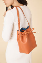 Load image into Gallery viewer, Mini Bucket Bag - Brandy/Avion

