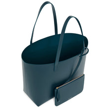 Load image into Gallery viewer, Calf Large Tote - Midnight Blue

