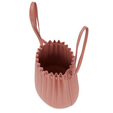 Load image into Gallery viewer, Lamb Pleated Bucket Bag - Blush

