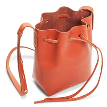 Load image into Gallery viewer, Mini Mini Bucket Bag - Brandy/Raw
